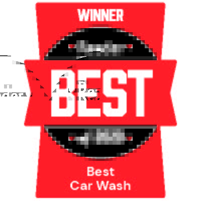 Badge that reads: Winner Reader Best of 2020 Best Car Wash.