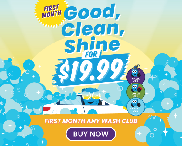 Good, Clean, Shine for $19.99 first month any wash club